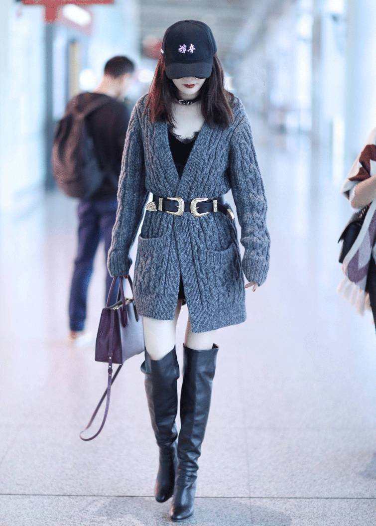 过膝长靴显瘦不掉筒推荐小个子,秋冬新款过膝长靴时尚又好看