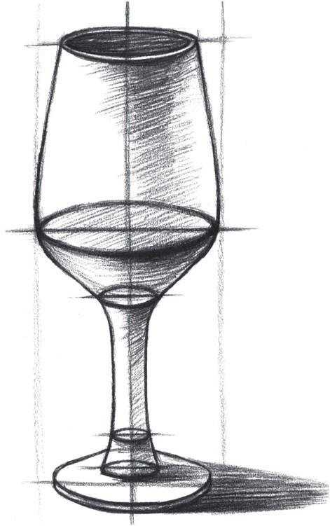 素描静物步骤及画法简单,素描静物不锈钢电水壶结构素描