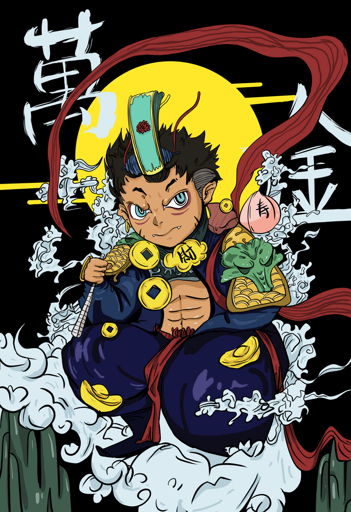 手绘国潮壁纸1920*1080,国潮壁纸图片保存