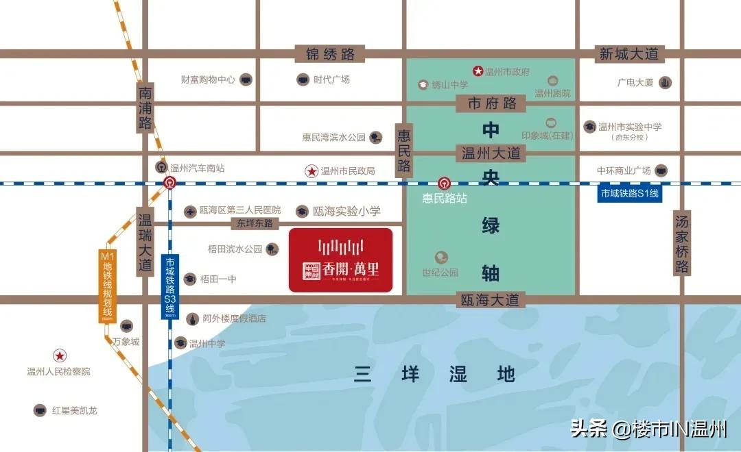 温州绿轴板块新盘,温州绿轴出售