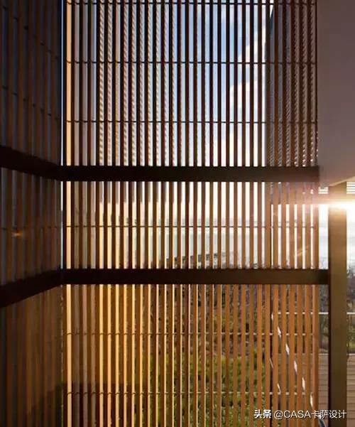 禅意格栅,禅意木格栅图片