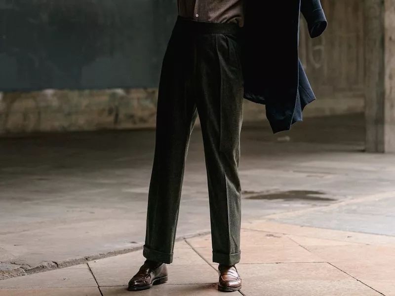 高级感法兰绒,法兰绒营造出属于绅士的冬日感性