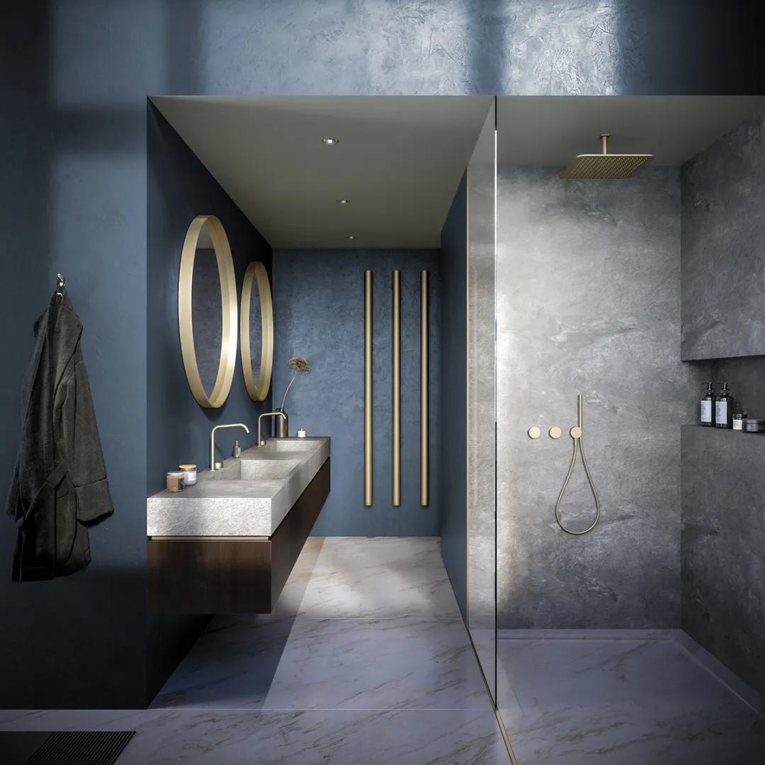 意式轻奢94平米效果图,奢华优雅独特空间