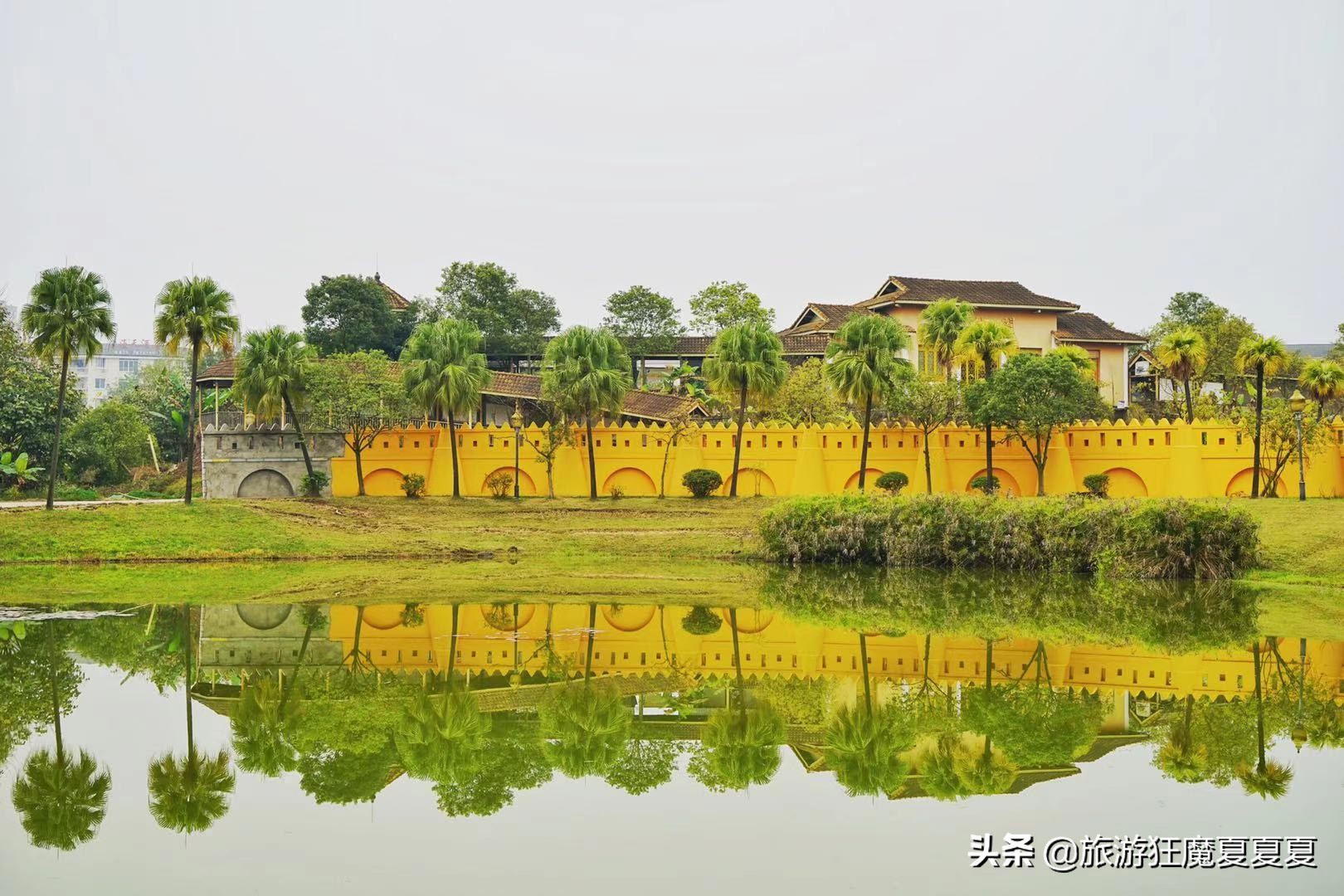 四川大英明明地处内陆，却因“海”而出名，不会游泳也能漂浮水上