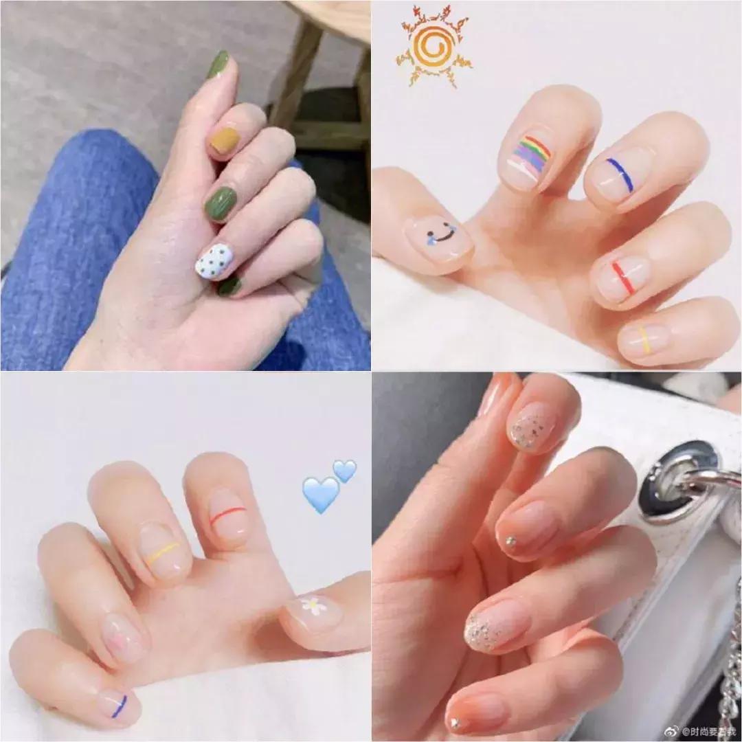 泫雅同款美甲教程,心血来潮做的指甲