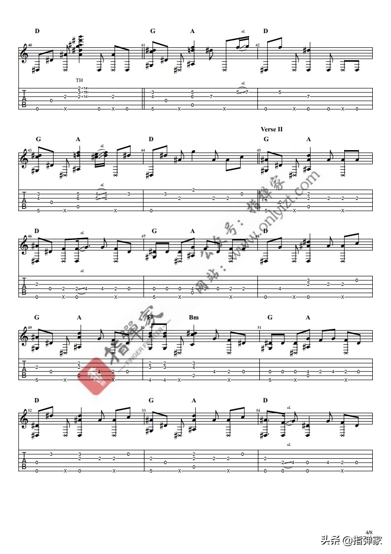 「附谱」好听-香水-瑛人Eito-吉他指弹独奏