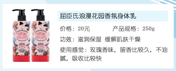 身体乳香味持久平价测评,平价口碑最好十大身体乳