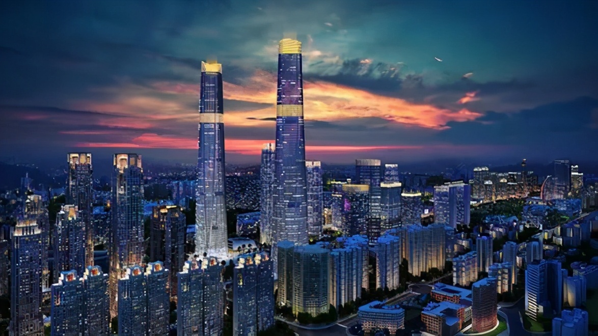 中国2023年摩天大楼排行榜,2021中国22座城市高楼合集