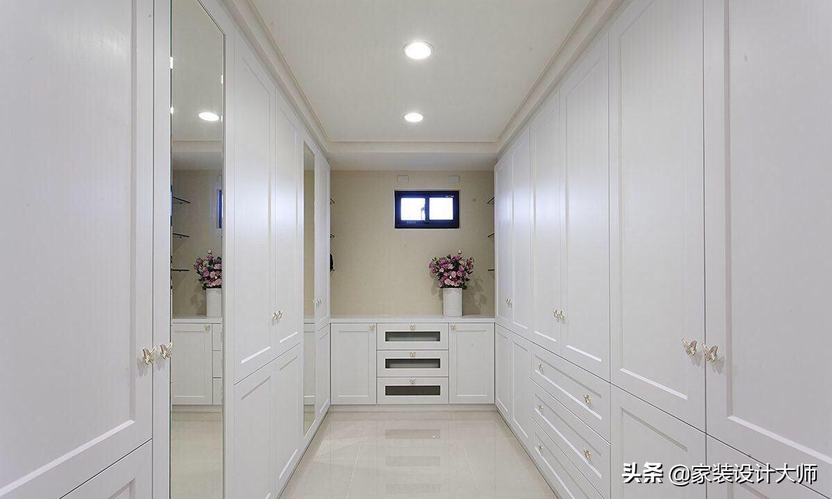 4平米衣帽间最佳布局图,衣帽间U形7开柜门柜体结构图