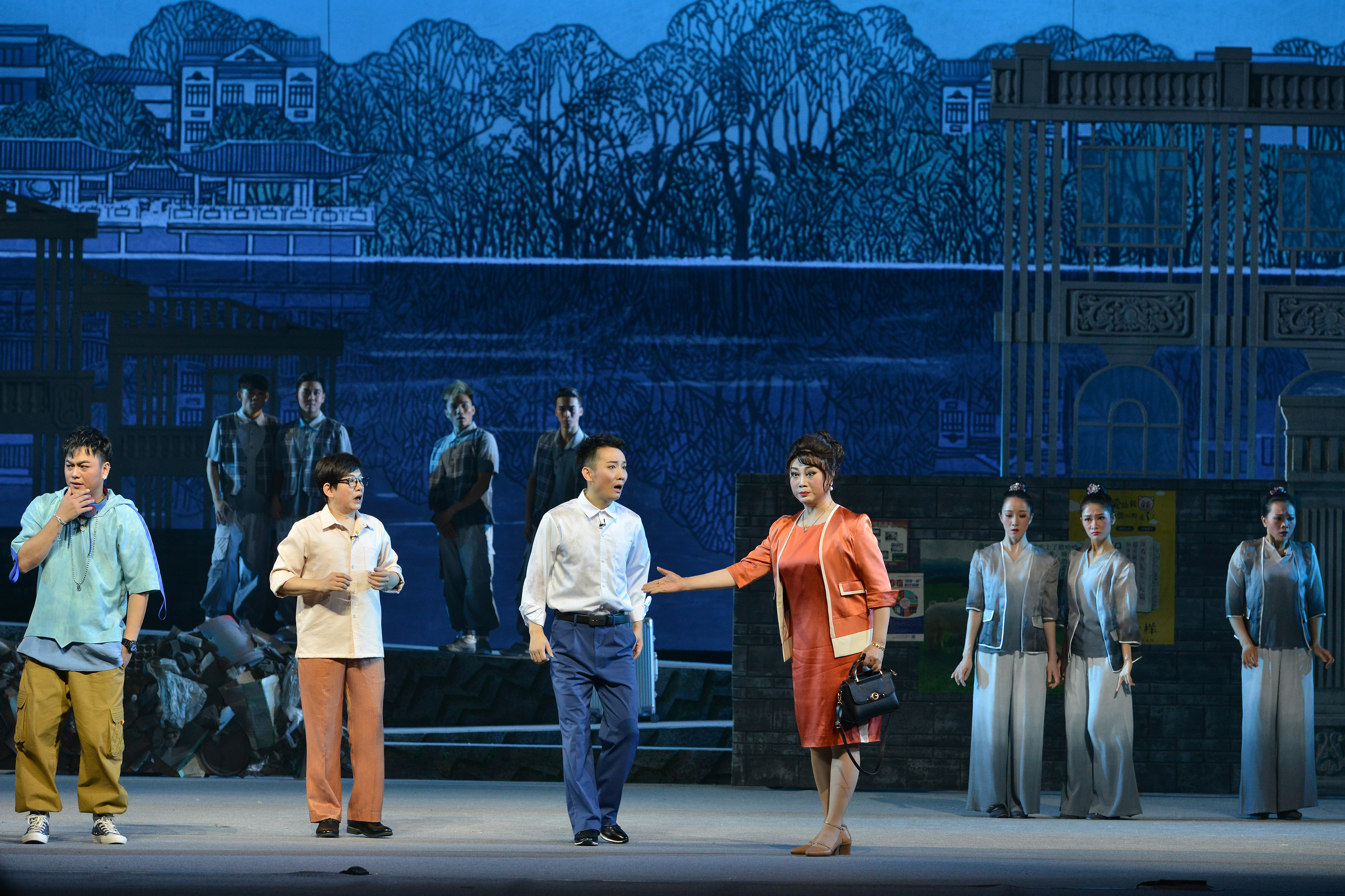 粤剧农村演出,曲艺表演乡村振兴完整版