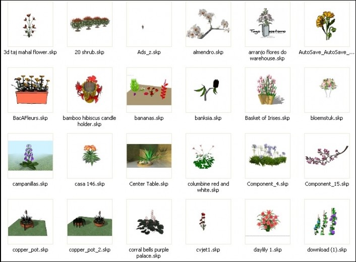草图大师vray模型库免费,草图大师极简模型库