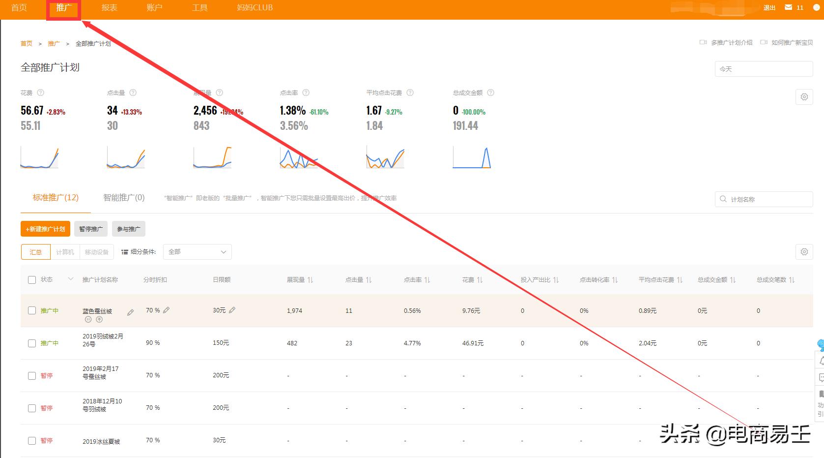 淘宝直通车怎么设置限额,淘宝直通车在哪里设置日限额