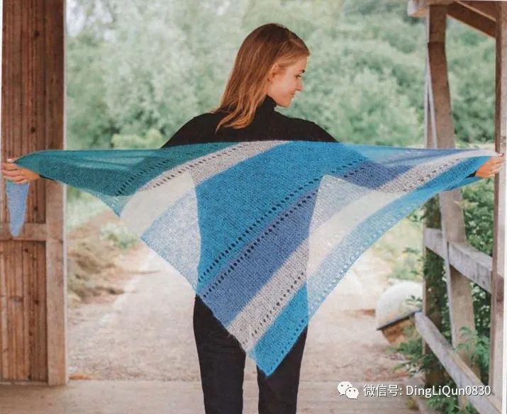 艾米丽的毛衣连衣裙编织图解,针织披肩的样式和织法长款