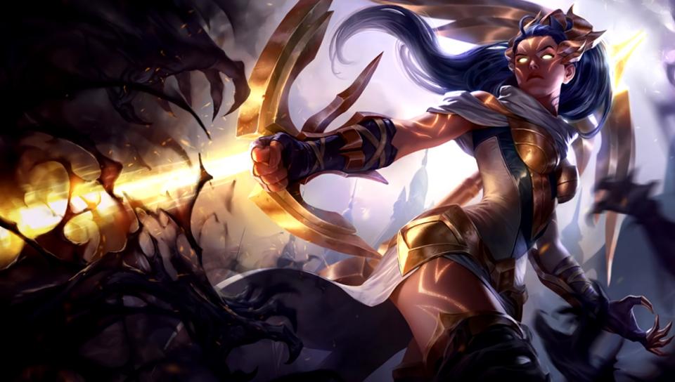 光明哨兵vn和灵魂莲华vn哪个好,联盟手游vn光明哨兵皮肤值得买吗