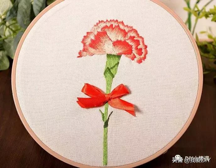刺绣新手一步一步刺绣花,超详细的漂亮小花刺绣教程