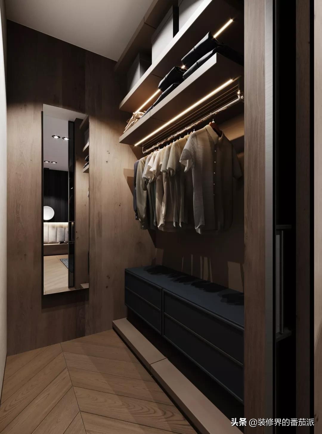 开放式衣帽间防潮怎么做,开放式衣帽间防尘帘防灰效果