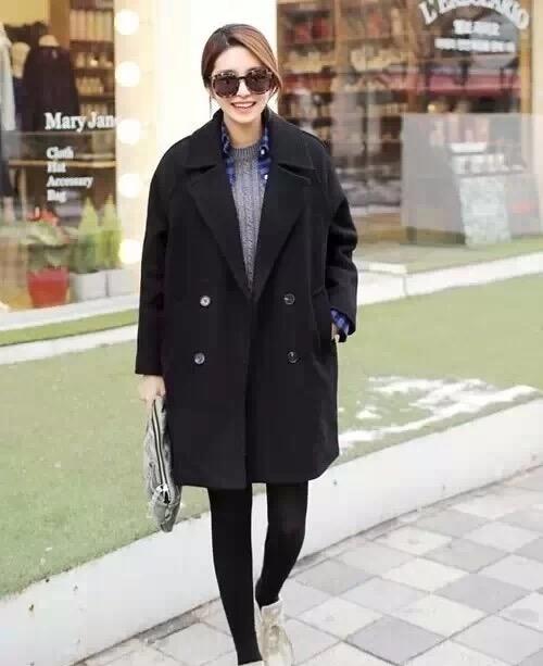 145灏忎釜瀛愮┛榛戣壊澶ц。鎬庝箞鎼厤鏄鹃珮,40宀佸コ浜洪粦鑹茬緤缁掑ぇ琛g殑鎼厤鏂规硶