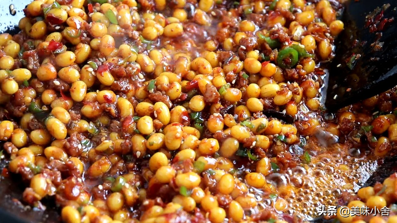 香辣黄豆辣椒酱的做法,黄豆辣椒酱家常做法简单好吃