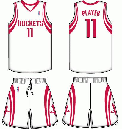 火箭历史队服,火箭队服变化