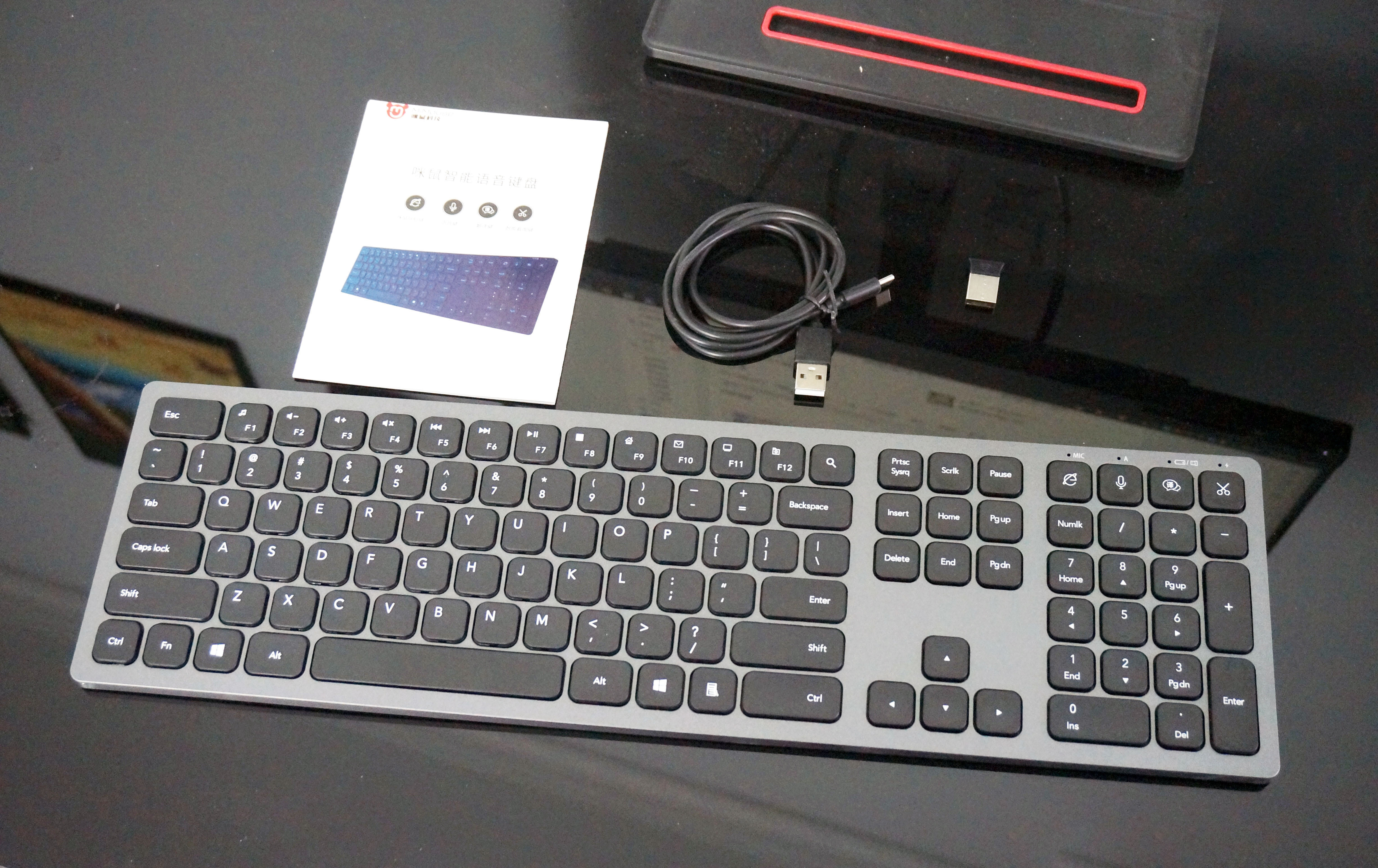 咪鼠智能语音键盘kb1体验,咪鼠智能语音键盘