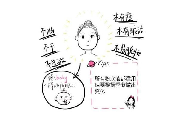 秋冬底妆卡粉脱屑？根据肤质选择粉底液，油皮干皮都能轻松驾驭