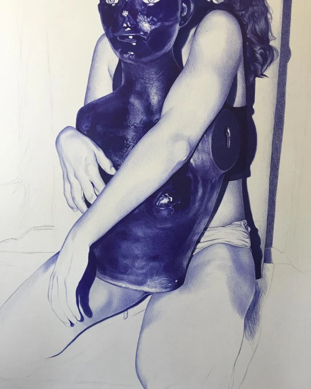 笔尖下的女人火辣性感身材,一天时间7000万*放播**量,网友围观