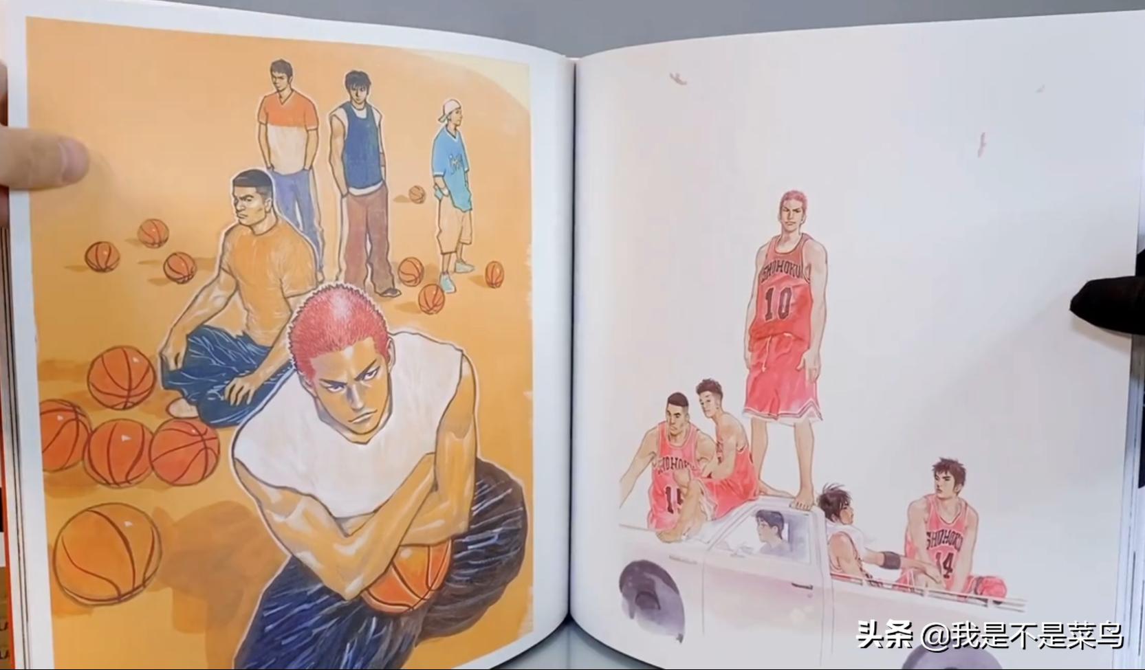 灌篮高手井上雄彦亲绘封面,灌篮高手井上原画集