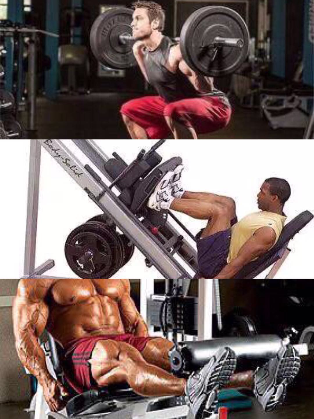 下肢核心训练动作大全,力量训练的三大王牌动作