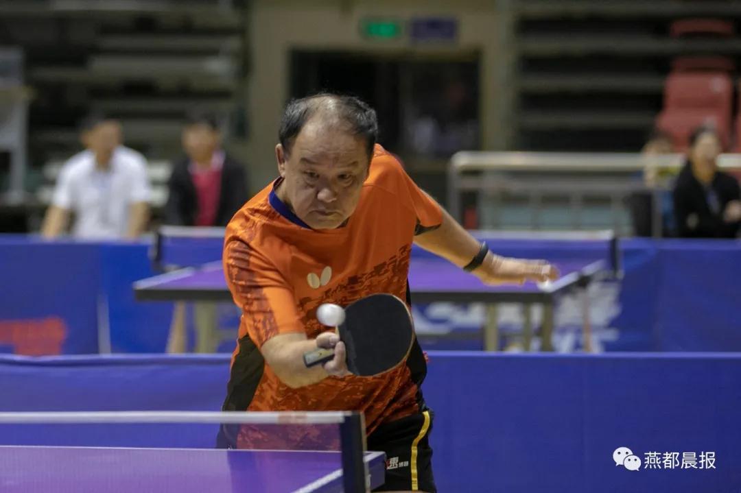 省老年人运动会乒乓球赛在朝阳举行