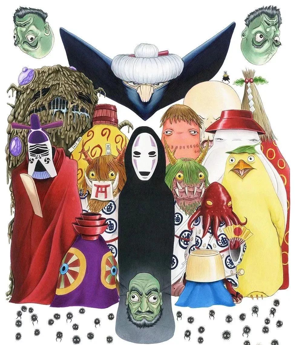 全球50位艺术家致敬宫崎骏作品