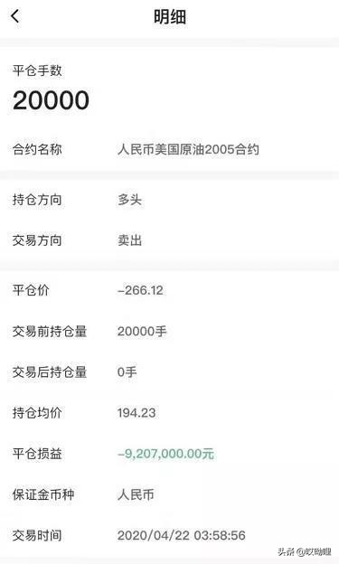 原油期货投资者的机遇与挑战,原油期货暴跌的表现