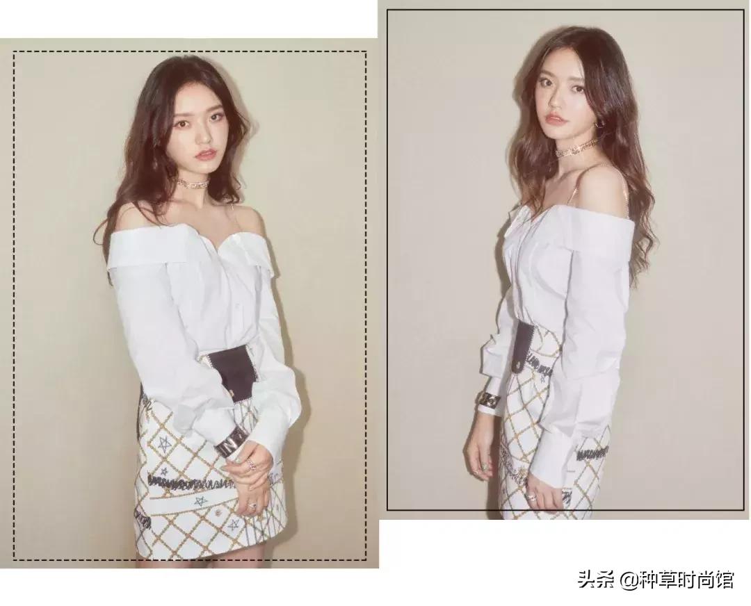 羊毛卷头发t恤穿搭,夏季烫羊毛卷穿搭