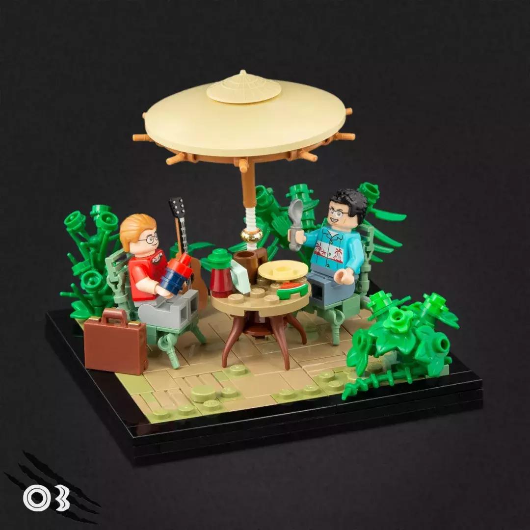 lego乐高moc作品欣赏迷你机甲系列,lego乐高小世界