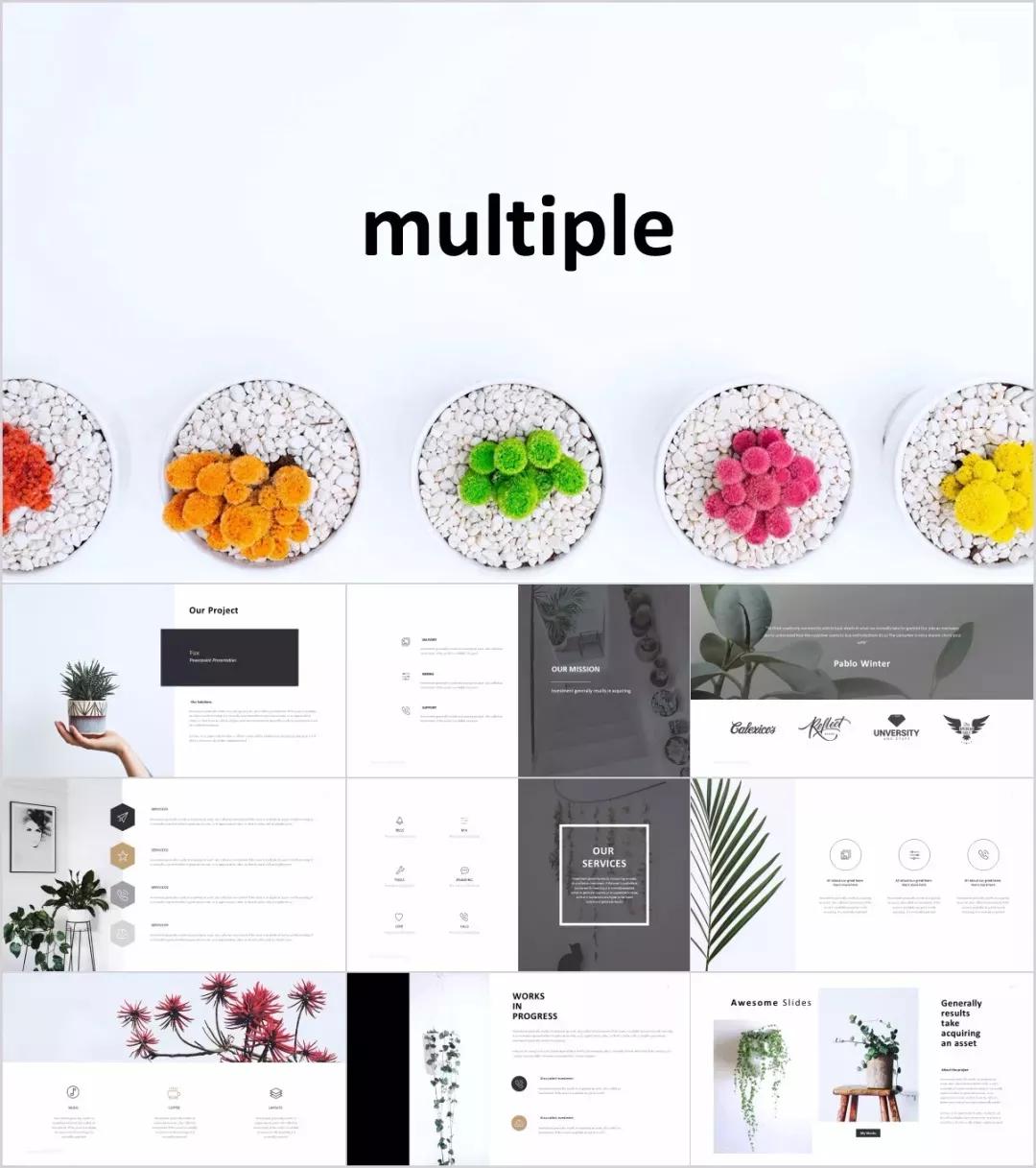简约却不简单的ppt模板,极简办公ppt模板免费