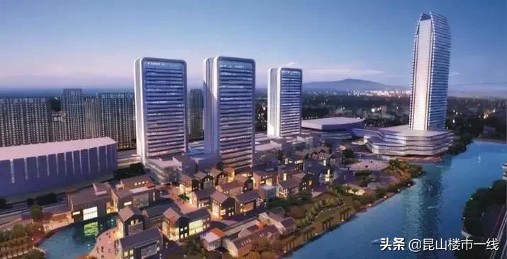昆山城市面貌,昆山打造的新城
