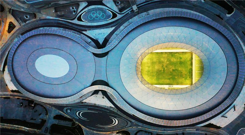 凤凰山体育中心灯光秀,凤凰山体育馆灯光秀视频