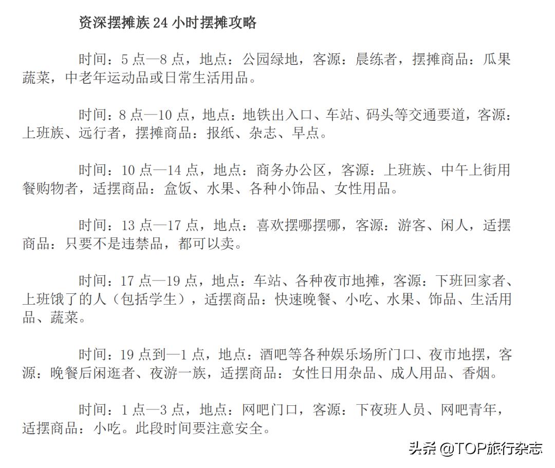 地摊摆得多生意会好吗,地摊摆什么有利润又走量