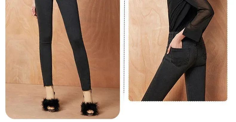 2019新款魔术裤时尚百搭高腰显瘦,裤子显瘦魔术裤