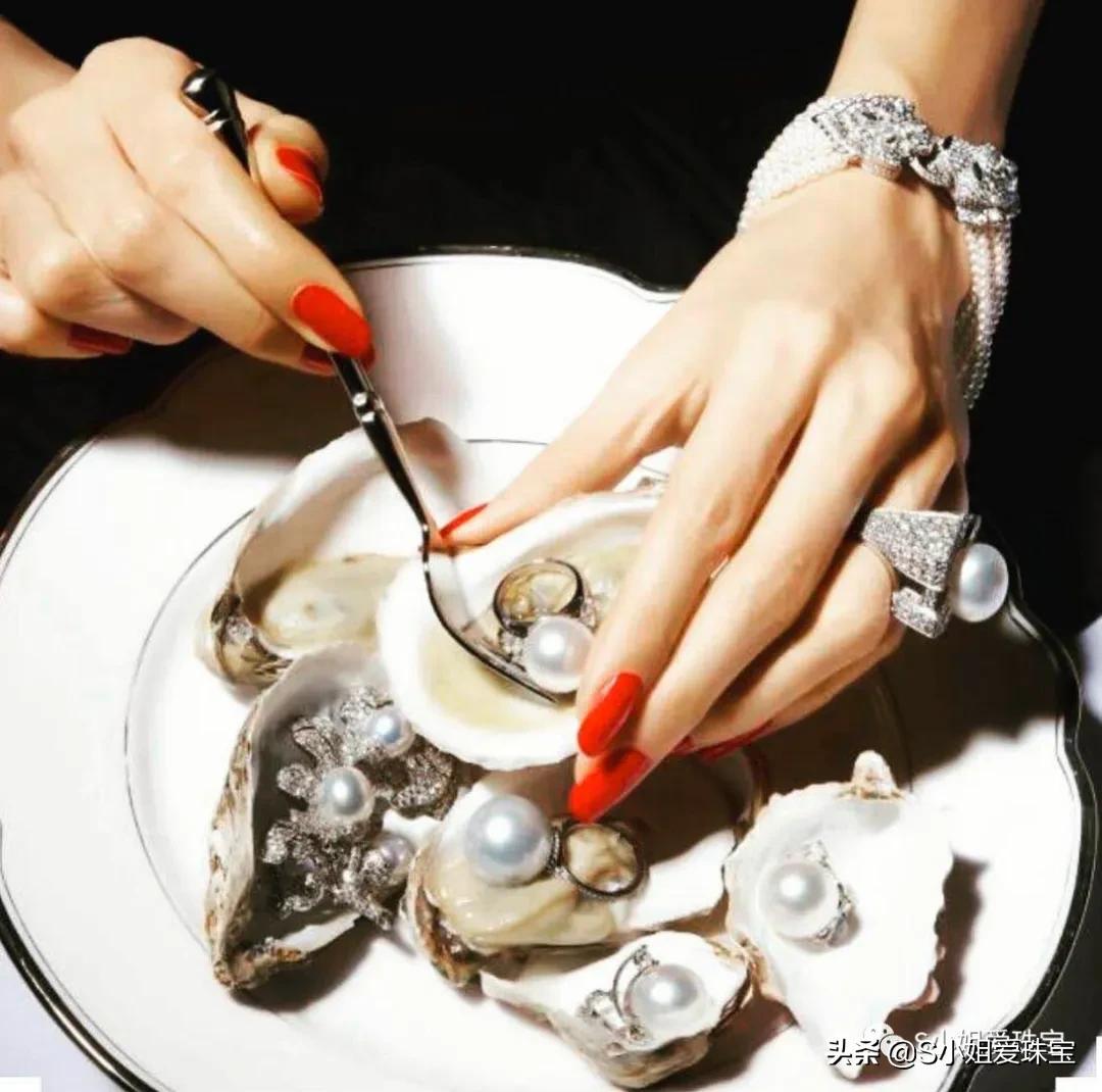 漂亮的珍珠戒指,经典珍珠戒指