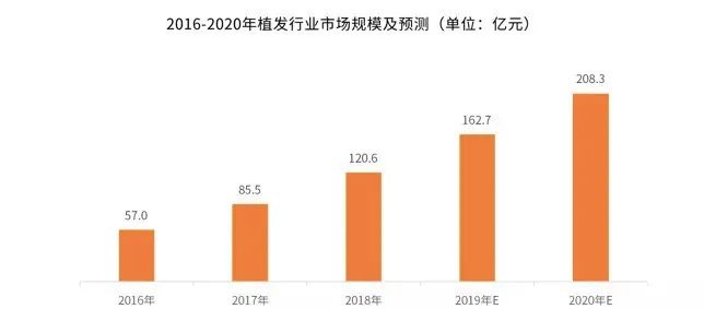 植发的市场前景,中国植发生意现状