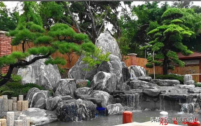 庭院假山鱼池制作视频,庭院假山设计制作视频