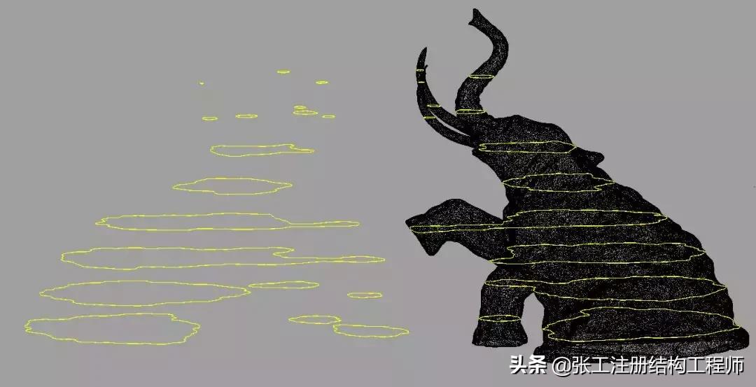 cad园林设计的假山平面图教程,现代花园假山流水鱼池设计效果