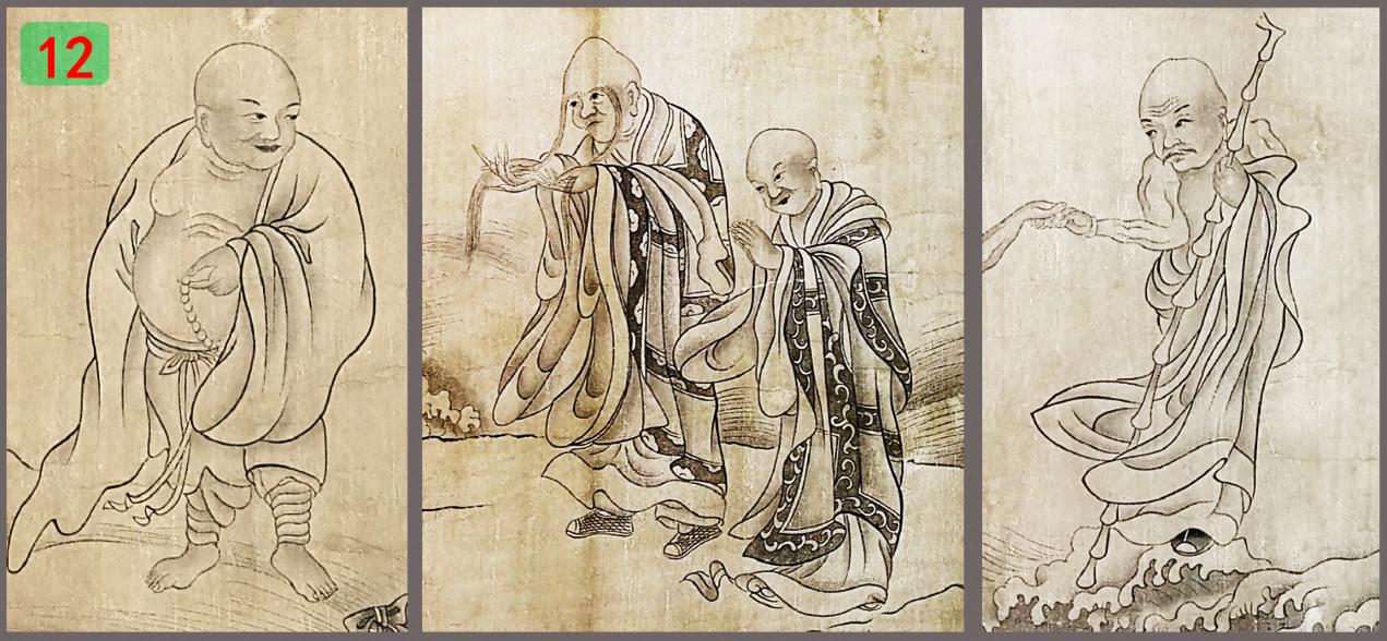 简析吴道子的白描作品送子天王图,吴道子李公麟白描相同之处