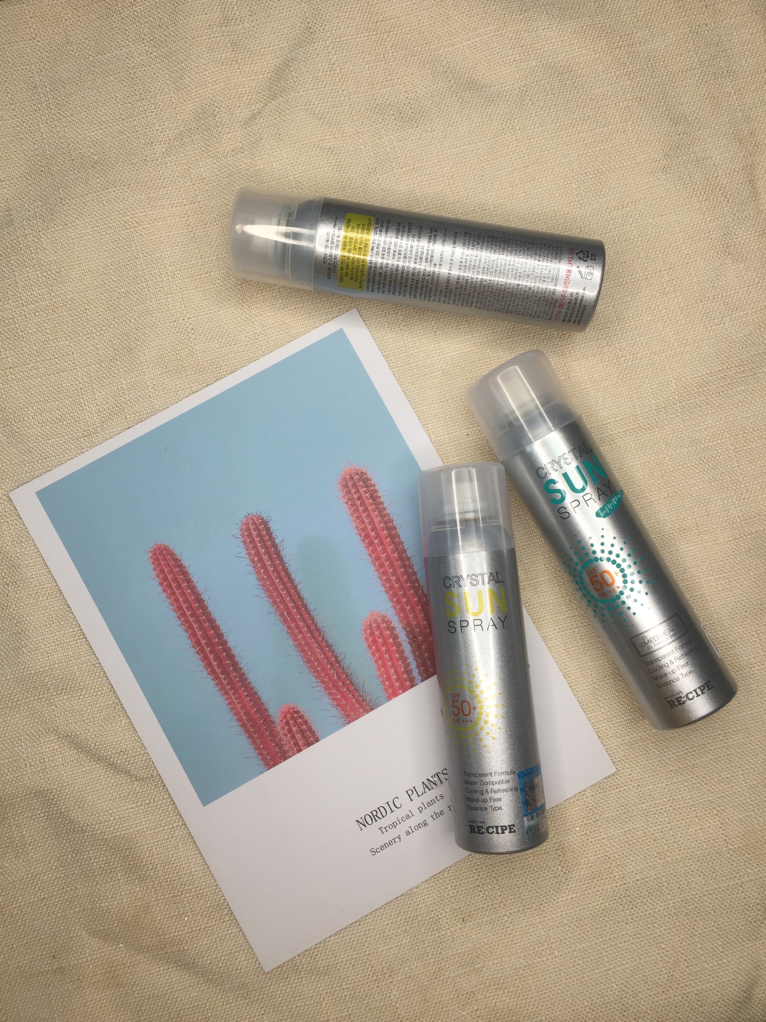 recipe防晒喷雾绿瓶金瓶,recipe防晒喷雾升级版