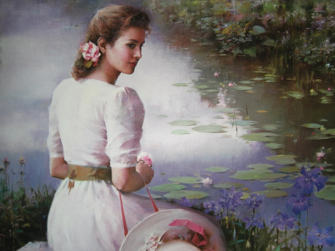 中国油画大师何岸油画欣赏,何岸油画风景写生作品