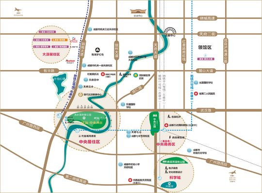 天府新区新出来的楼盘,成都天府新区锦江生态带楼盘