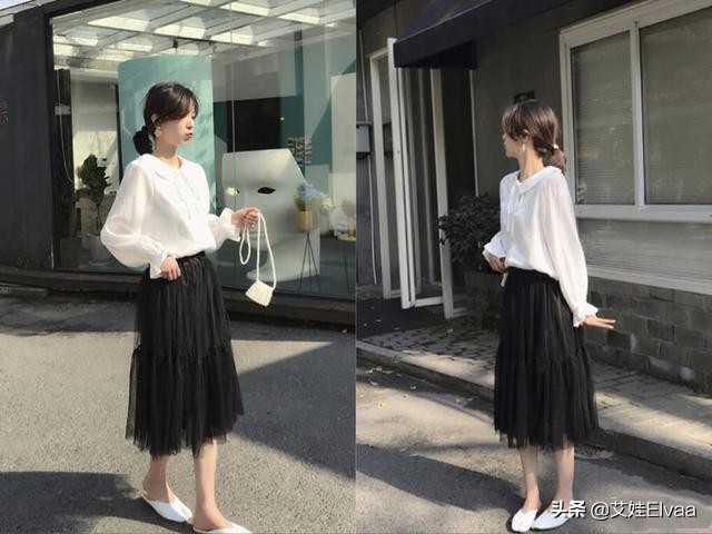 矮个子女生穿连衣衬衫裙,小个子显高裙裤