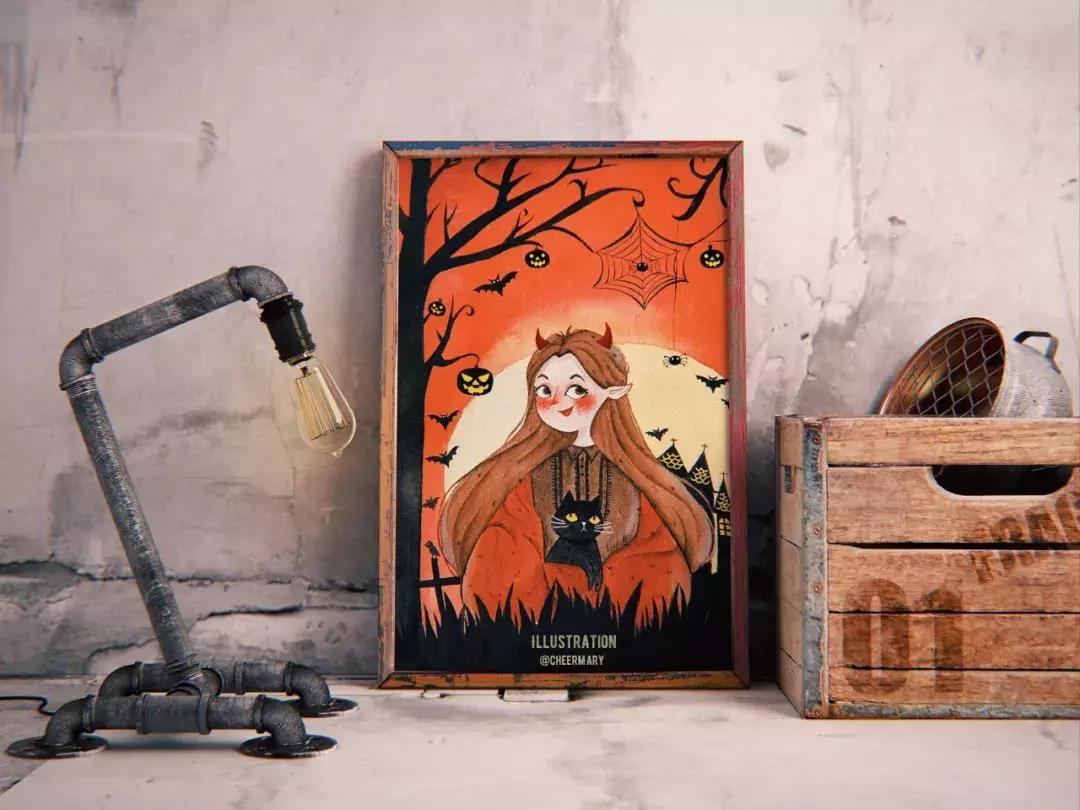 简笔画可爱小人插画,超萌可爱的插画小人