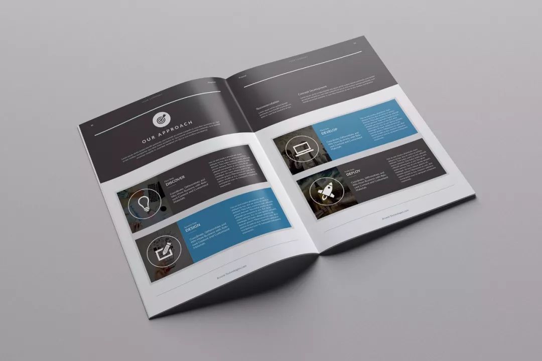 简约大气的企业宣传册／画册设计精选