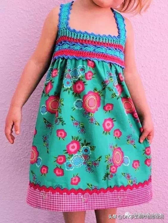 布艺手工制作蓬蓬裙,钩织裙子视频
